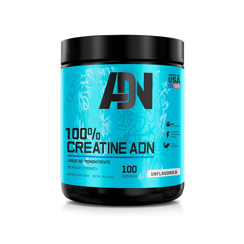 100% Creatine ADN 100 servicios (250g)