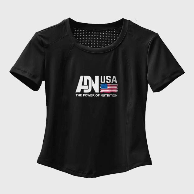 Crop Top con Malla WIN ADN USA